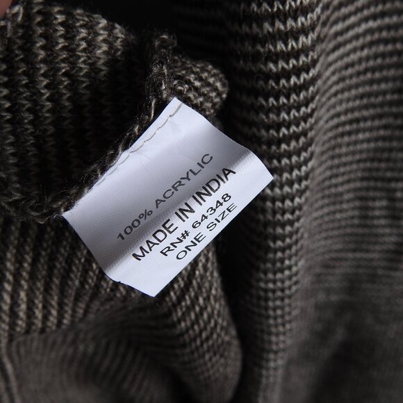 Brown Plaid Lightweight 100% Acrylic Scarf - Picture 7 of 8